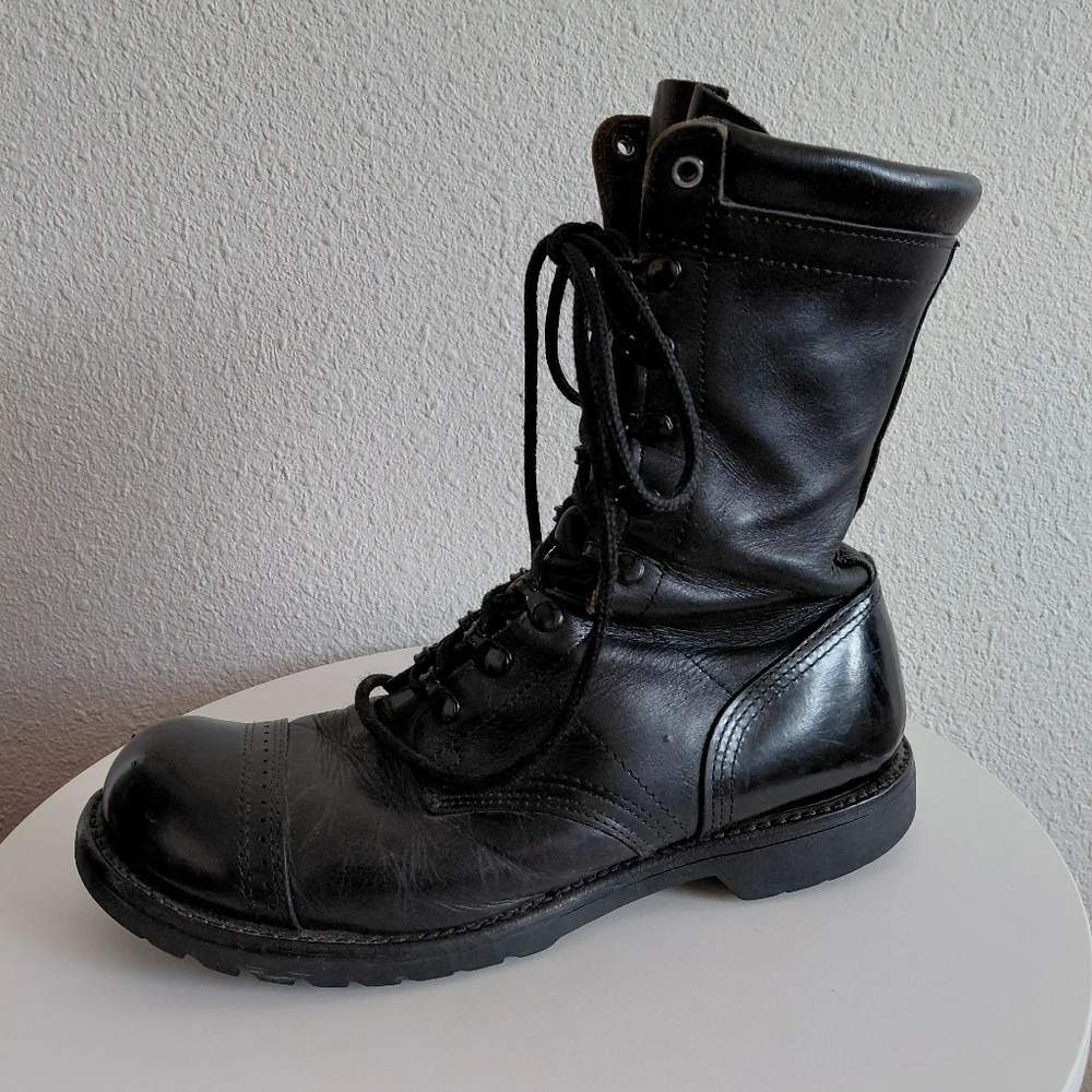Corcoran Boots Cap Toe Military Combat Paratrooper Jumper Vintage USA.
